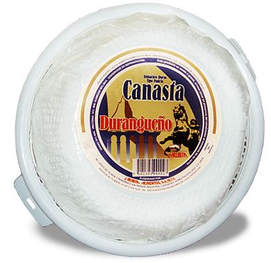 QUESO PANELA CANASTA DURANGUEÑA DE 2 KG